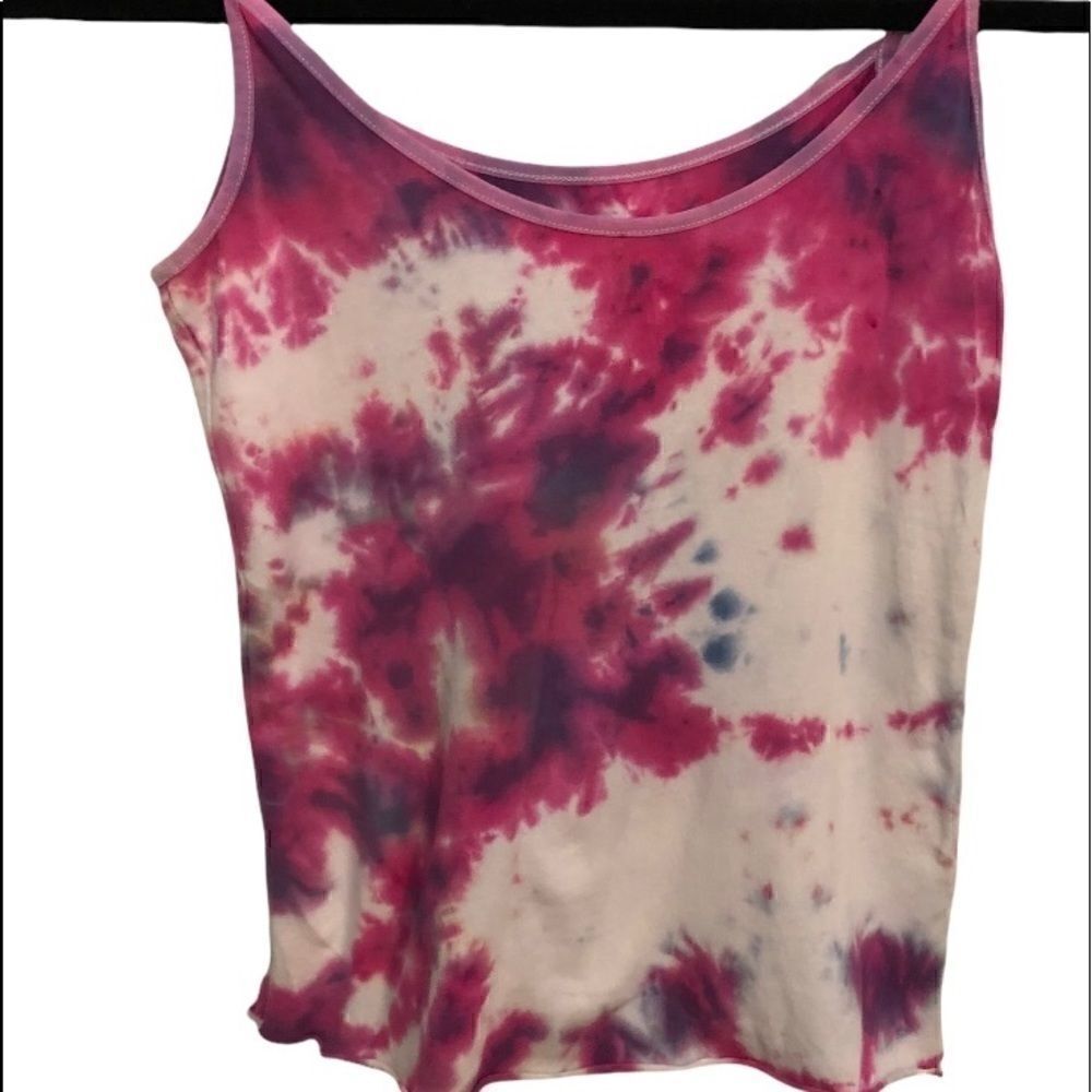 Womens tie dye cami Time and Tru